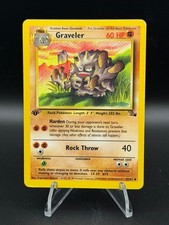 Graveler [1st Edition] #37 Prices | Pokemon Fossil | Pokemon Cards