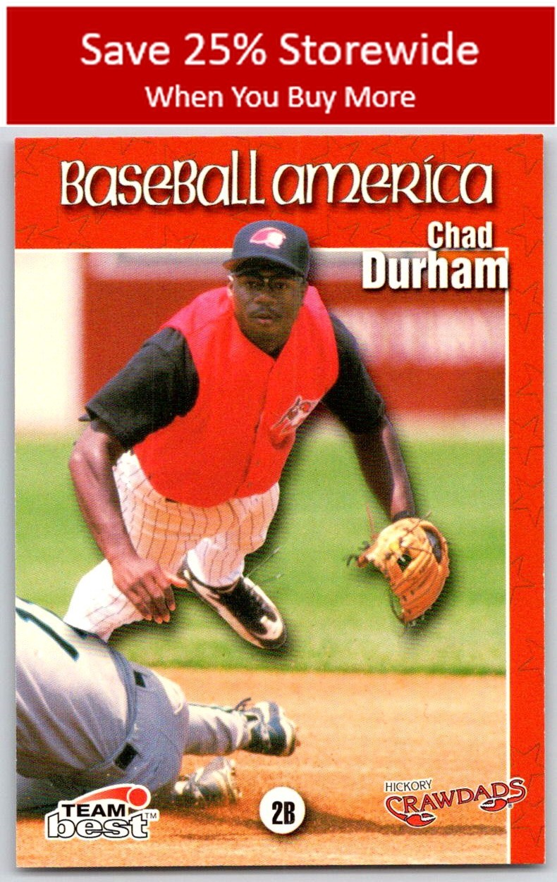 Chad Durham 1999 Team Best Baseball America #39 Hickory Crawdads