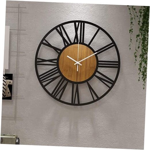 For Living Room Decor,13" 13.5 Inch Black-roman Numerals