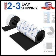 Non Slip Furniture Pads, 2 Rolls Rubber Adhesive Pads, Adhesive Rubber Pads f...