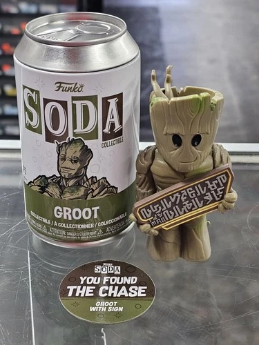 Funko Soda Marvel Guardians of the Galaxy Groot with Sign Chase