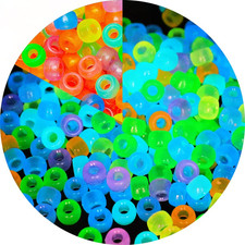 Pony Beads, Multi-Colored Bracelet Beads, Beads for Hair Braids, Plastic Bead fo