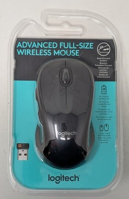 Logitech M510 Advanced Full-Size Wireless Mouse - Brand New