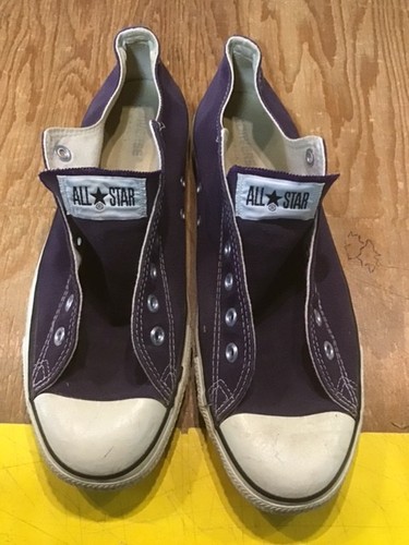 Vtg 90's Converse All Star Men's USA Made Purple Chuck Taylor Shoes Size 12.5 US
