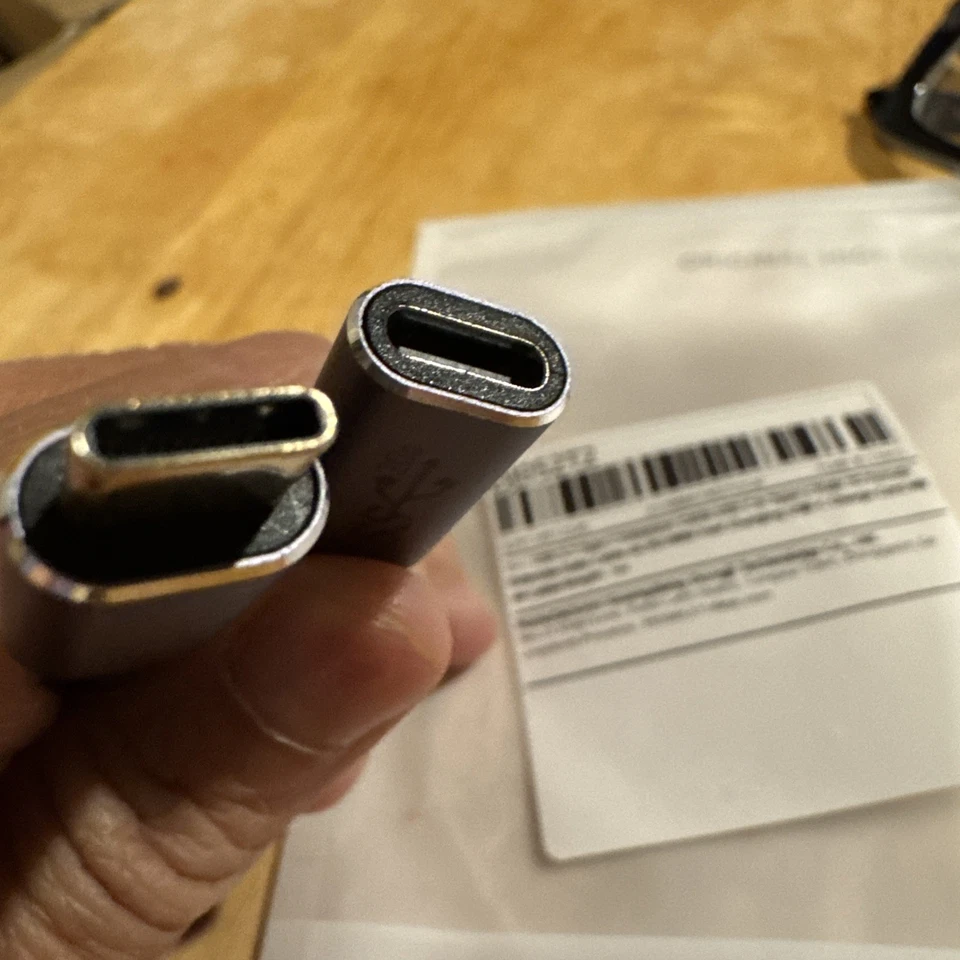 1.5 Ft USB 3.2 Gen 2 Type-C Male to Female EXTENSION Cable 10 Gbps Black - Image 3 of 4