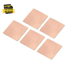 Heatsink Copper Sheet Shim, 0.3Mm Thickness 20 X 20Mm Pads with Thermal Conducti