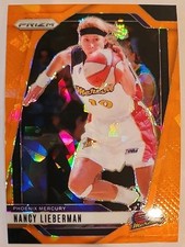2024 Panini Prizm WNBA Nancy Lieberman Phoenix Mercury Orange Cracked Ice