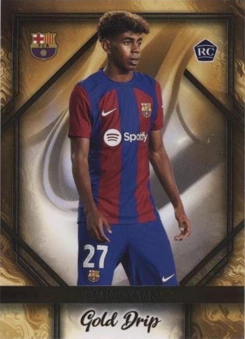 Topps FC Barcelona Team Set 2023-24 Lamine Yamal #GD-5 for sale | eBay