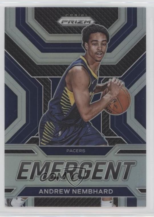 2022-23 Panini Prizm Emergent Silver Prizm Andrew Nembhard #2 Rookie RC 0x49