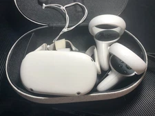 Meta Oculus Quest 2 64GB All-in-one VR Headset – White + Controllers + Case 