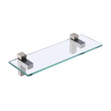 KES 14" Tempered Glass Bathroom Shelf Wall Mount - 8mm Thick Rectangular