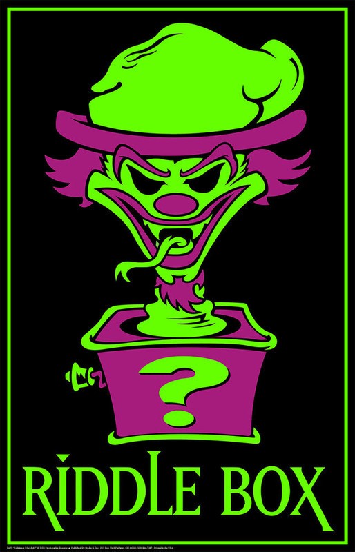 Officially Licensed ICP Riddle Box Non Flock Blacklight 24 x 36