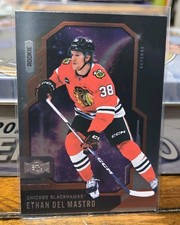 ETHAN DEL MASTRO 2024-25 Skybox Metal Universe Rookie card CHICAGO BLACKHAWKS 