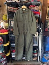 Vintage 44 Short Key Imperial Lightweight Shop Green Coveralls Men Long Sleeve