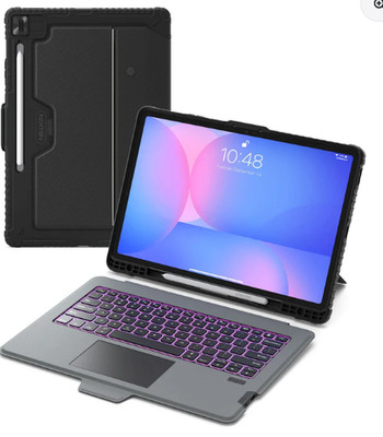 Beleuchtete Tastatur/ Hülle für Galaxy Tab S10FE robust