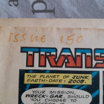 The TRANSFORMERS Comic - No 150 - Date 30/01/1988 - *lOOSE PAGES ONLY*