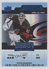 2022 Upper Deck Credentials Debut Ticket Access Blue 44/99 Pyotr Kochetkov 0nr3