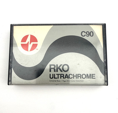 RKO Ultrachrome C90 Chrome Bias Cassette Tape 1981 Vintage