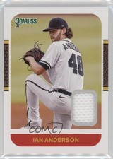 2021 Panini Donruss Retro 1987 Materials Ian Anderson #87M-IA 1hc0