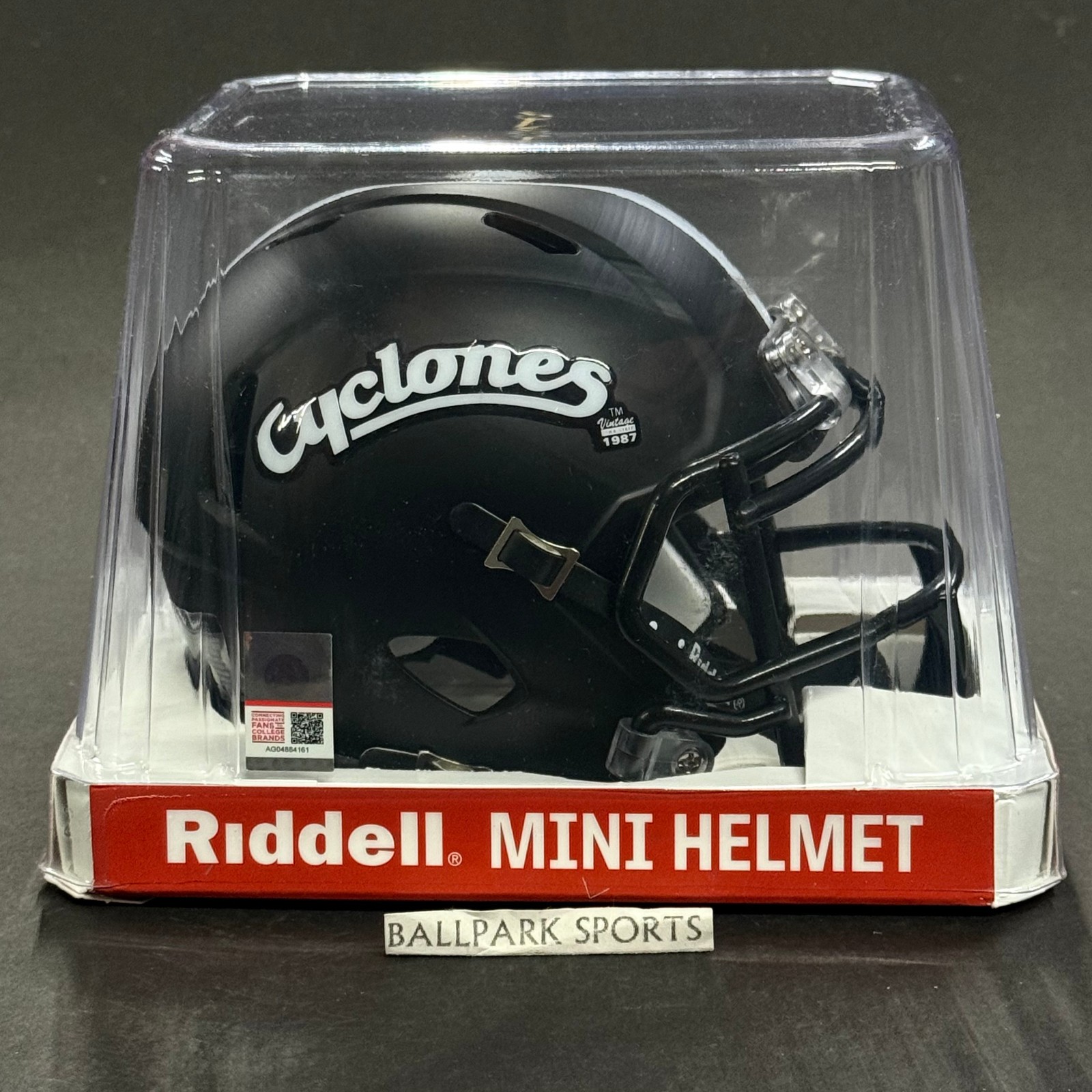 Riddell Ncaa Licensed Matte Black Script