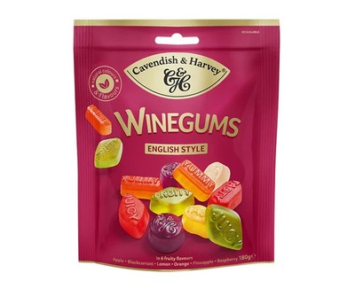Cavendish & Harvey Winegums English Style - Fruchtgummis 180g
