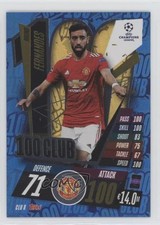 2020-21 Topps Match Attax UCL Extra 100 Club Bruno Fernandes #CLU8 00d2
