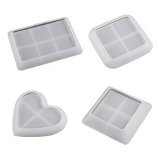 Silicone Coaster Molds Epoxy Resin Molds for Resin Casting Art Craft Cup Pads