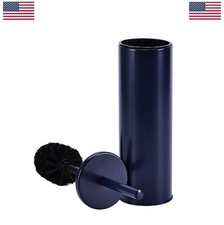 Toilet Bowl Brush with Holder Stainless Steel Handle Durable Scrubbing Bristles