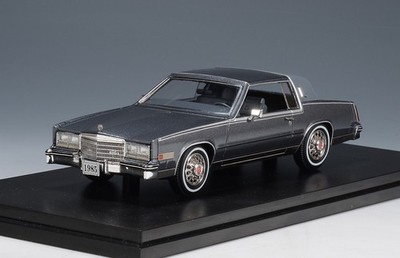 1985 Cadillac Eldorado Biarritz Medium Gray Metallic in 1:43 scale