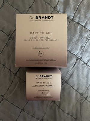 Dr Brandt Dare to Age Firming Day Cream 1.7 oz AND 360 Eye Cream 0.5