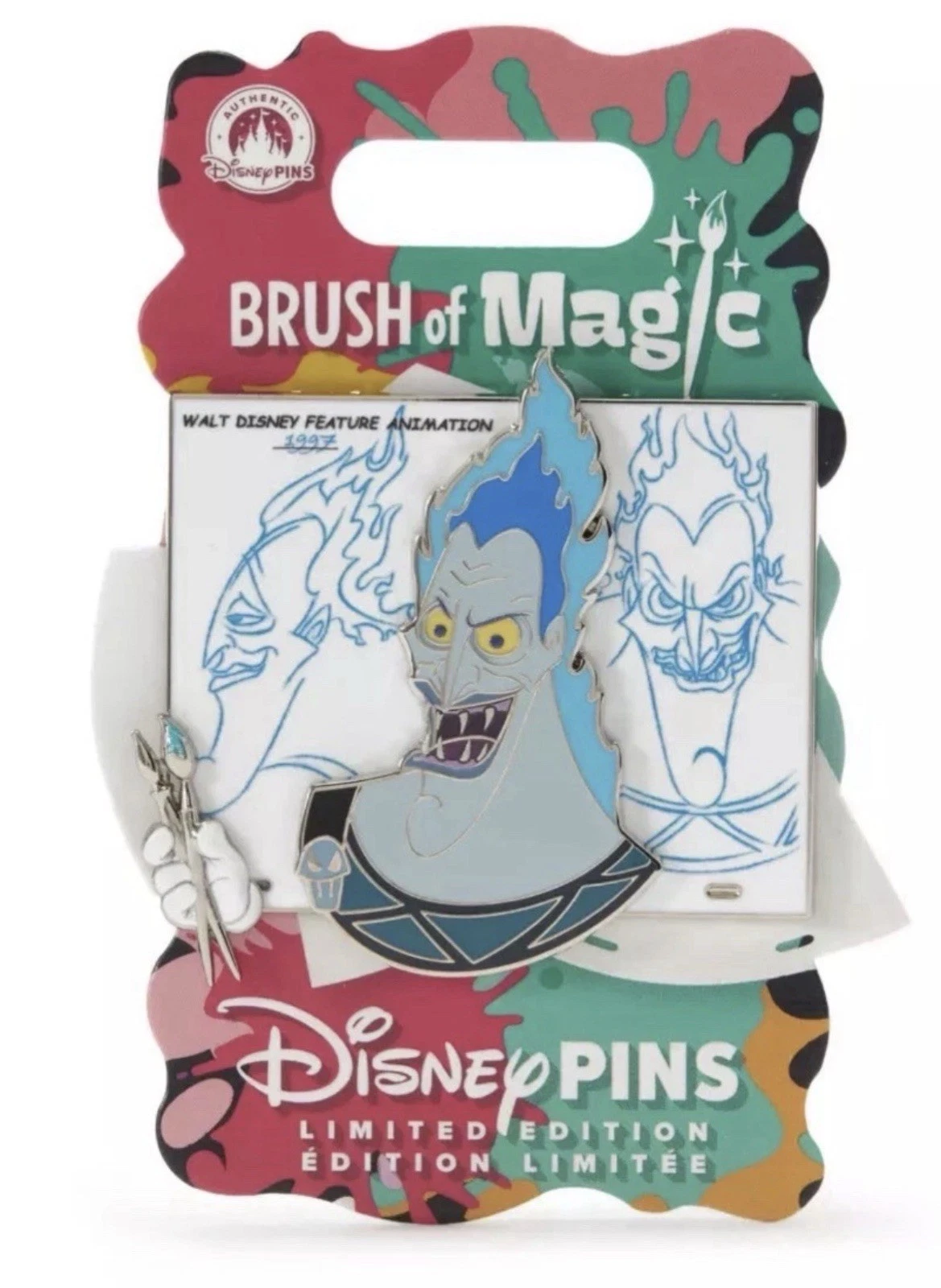 Disney Hades Pin Hercules Brush of Magic Limited Edition 2026 Order Confirmed