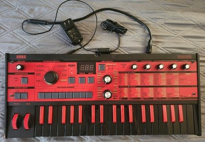 KORG microKORG BKRD Limited Black Red Analog Modeling Synthesizer