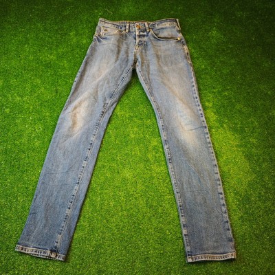 Scotch & Soda Jeans Herren 29x32 Ralston Blue Button Fly Slim Fit Denim Hose