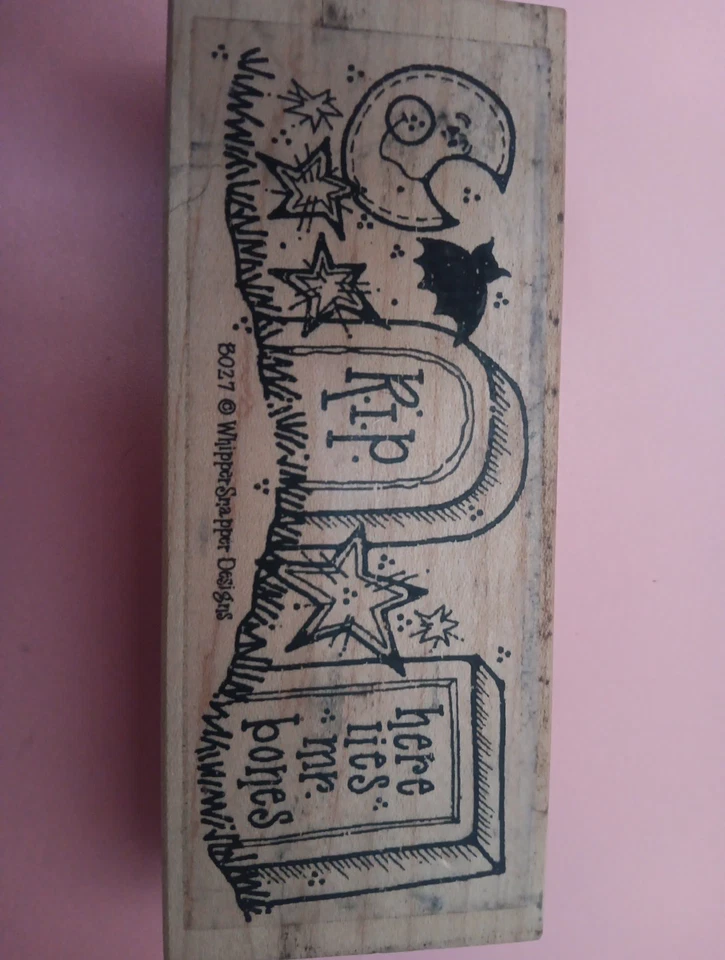 Whipper Snapper Designs Halloween Rubber Stamp Trick Or Treat - Image 2 of 4