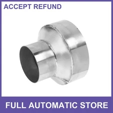 Mandrel Exhaust Pipe Adapter Concentric Reducers 3" OD to 5" OD Silver Tone