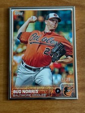 2015 Topps #104 Bud Norris Framed #/20 SSP