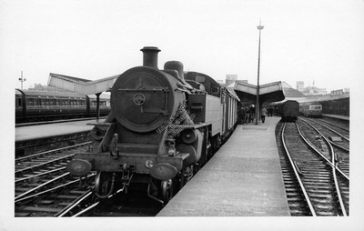 1960 Belfast York Road NCC Class WT 2-6-4T 6 Locomotive Train Ireland Photograph