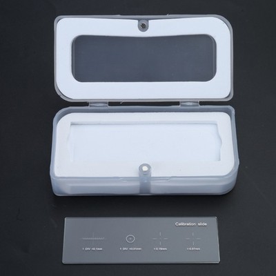 0.01mm Optical Glass Microscopes Calibration Slide Eyepiece Reticle Ruler