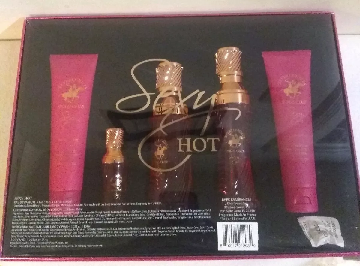 Polo pink perfume gift set hotsell