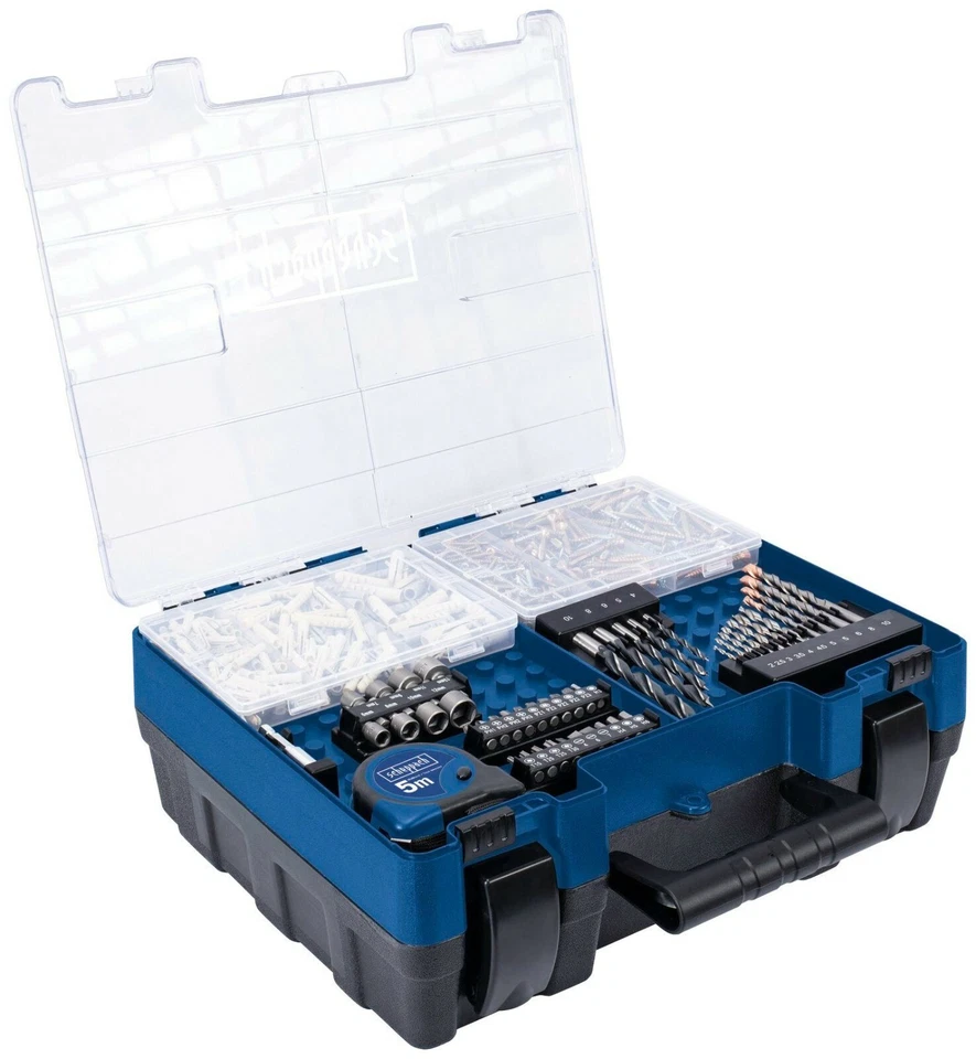 SCHEPPACH Akku Schlagbohrmaschine DTB 20ProS Akku Bohrschrauber + 206 tlg. Neu - Bild 2 von 4