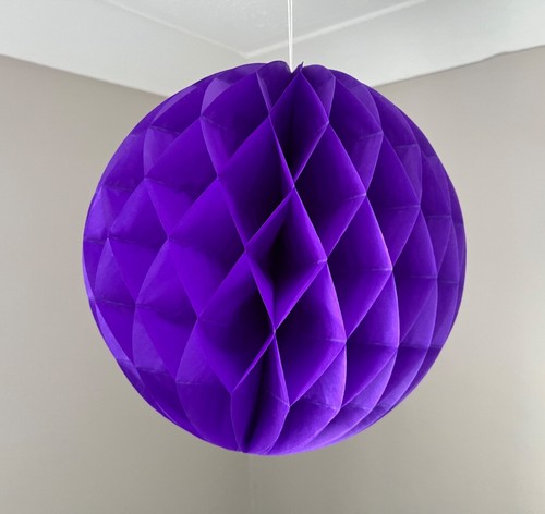 Honeycomb Paper Ball Colourful Wedding Party Hanging Decoration - 130 Variations - Picture 18 of 36