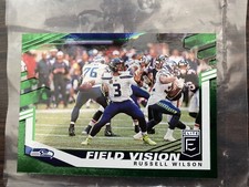 2020 Panini Elite Russell Wilson Field Vision #1 NFL Seattle Seahawks