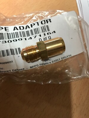 Fits Leyland DAF plastic pipe to tube adapter 8104009622 H24