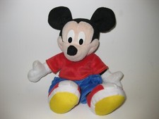 Mickey Mouse 12-1/2" Stuffed Fleece Plush Velour Shirt and Pants DISNEY DOLL