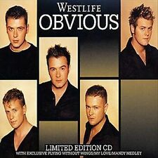 WESTLIFE Obvious LIMITED EDITION   2  TRACK CD