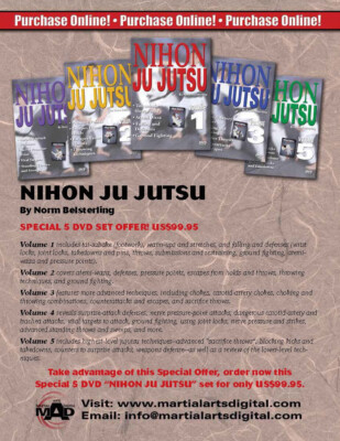 NIHON JU JUTSU 5 DVD SET