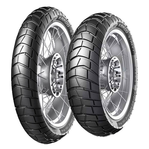 TYRE PAIR METZELER 90/90-21 54H + 140/80-17 69V KAROO STREET