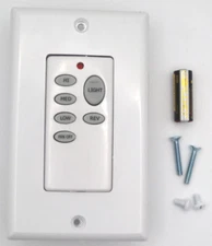 CHQ9051T Wireless BATTERY POWERED Wall Control In WHITE Down Light Control