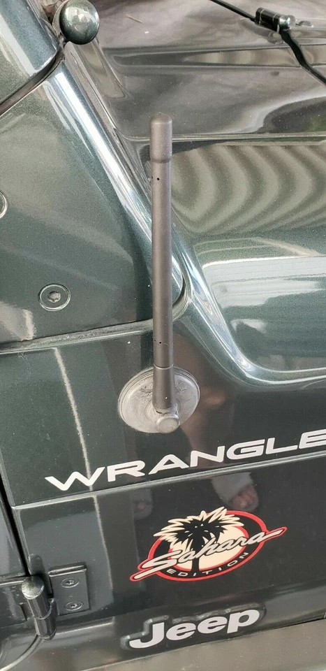 7" Short Antenna Mast AM/FM for JEEP WRANGLER 1987-2006 TJ 1997-2006 Brand New - Image 4 of 4