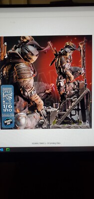 Last Ronin From Sanix 3d Patreon Fan Art Printed And Painted  1/6 scale